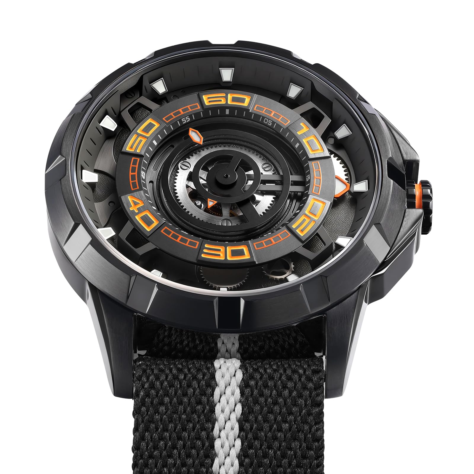 Berny orologio automatico uomo nero-org 50M