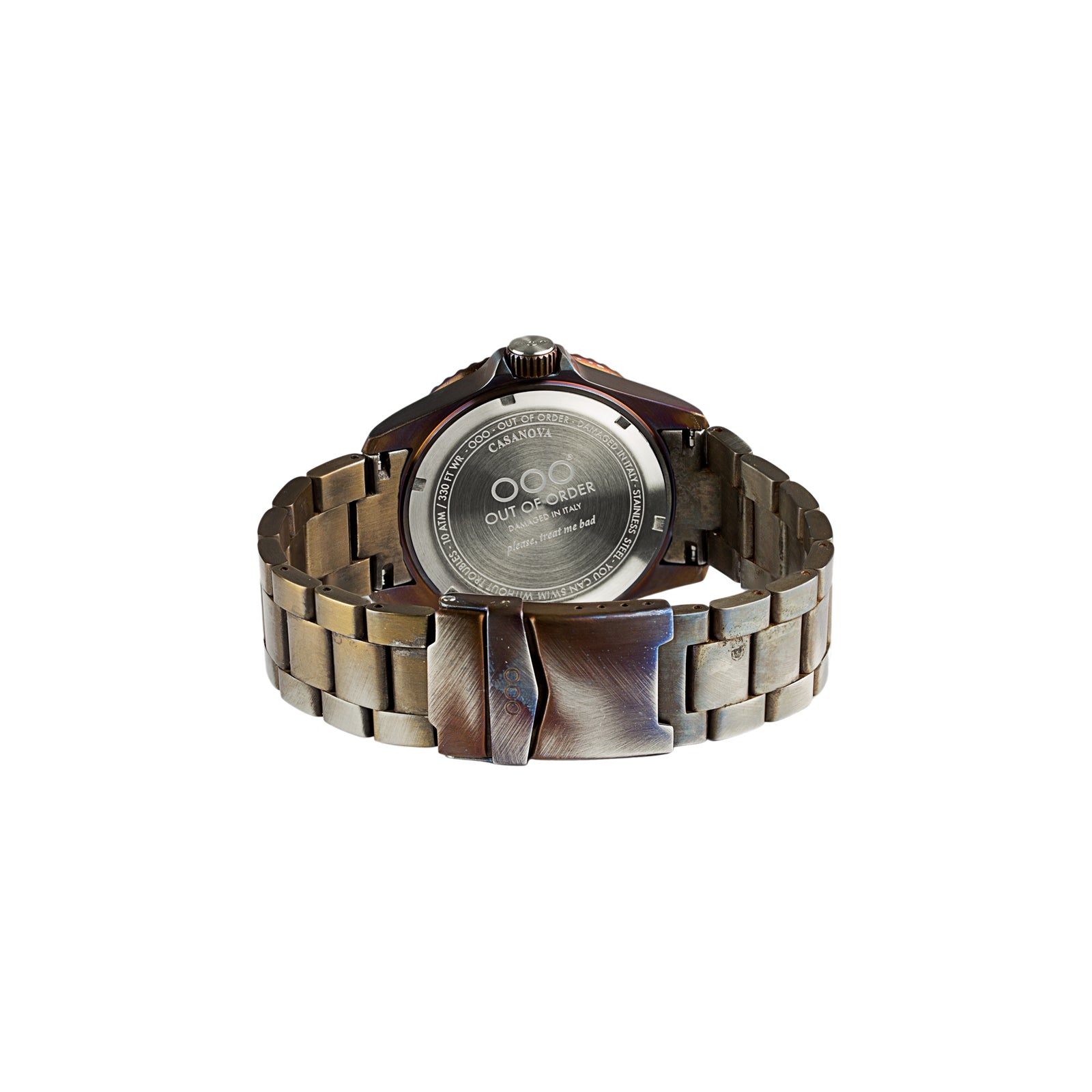 Out Of Order Casanova Blue orologio acciaio blu 44 mm