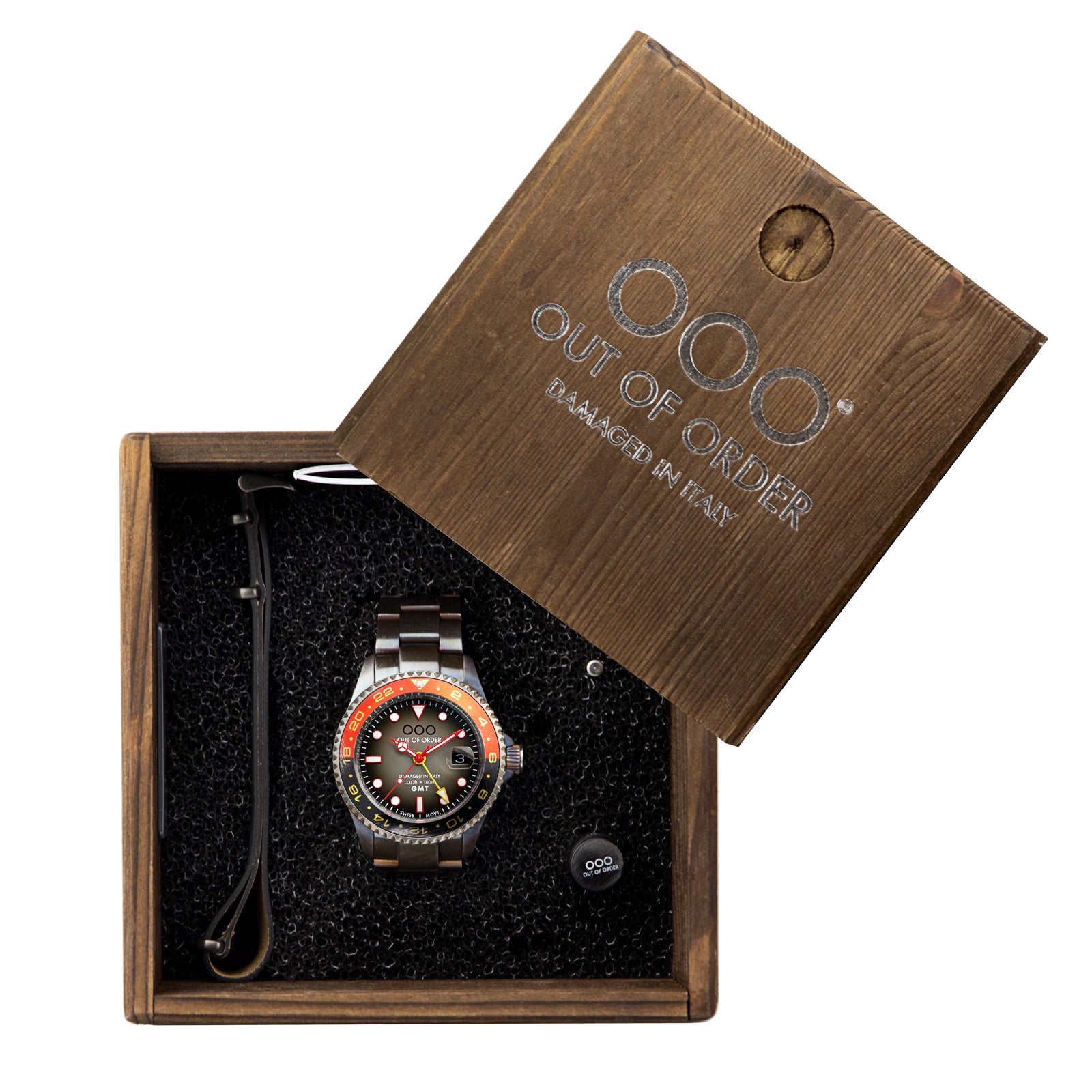 Out Of Order GMT Chicago orologio quarzo 44 mm USA