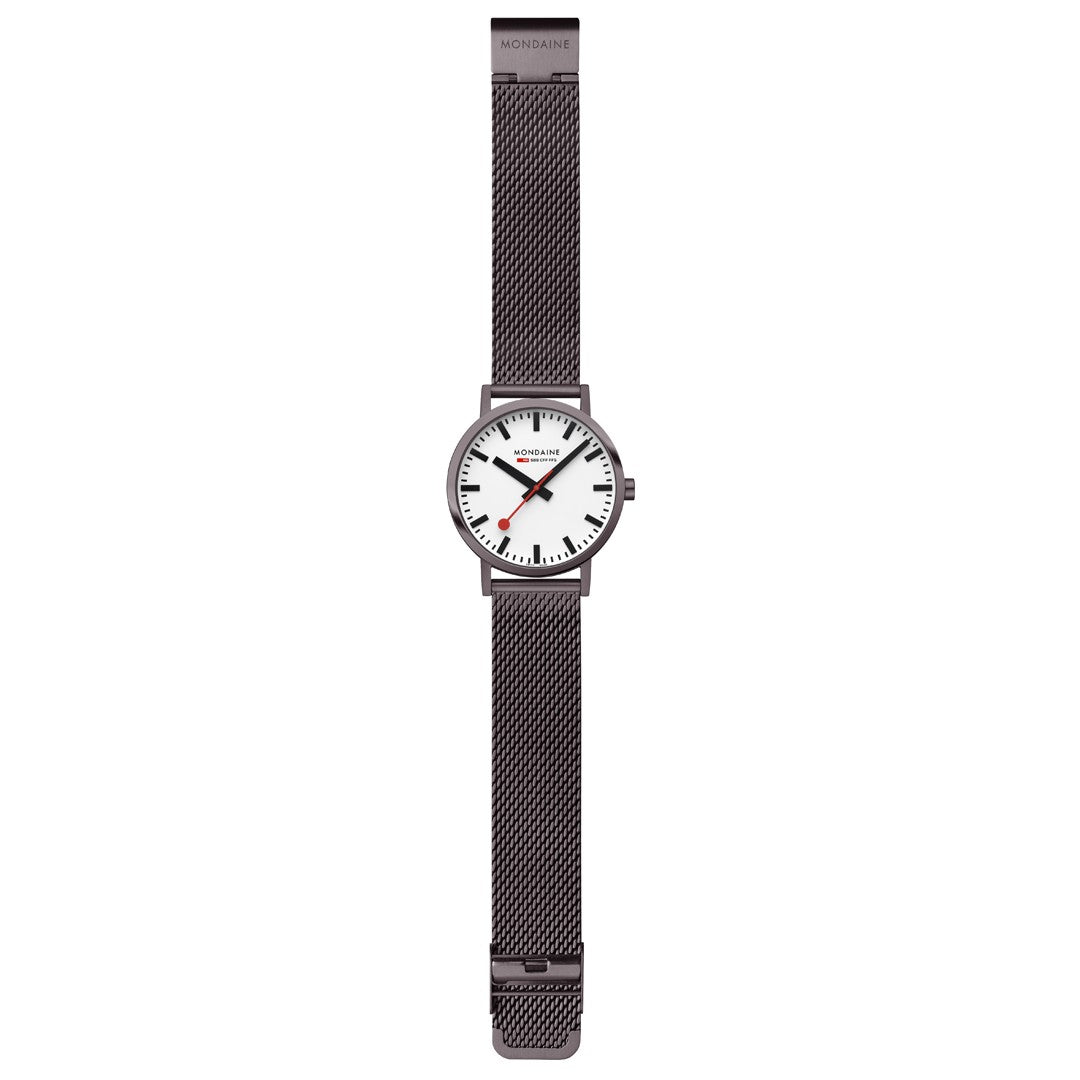 Mondaine Classic Cioccolato 40mm orologio quarzo
