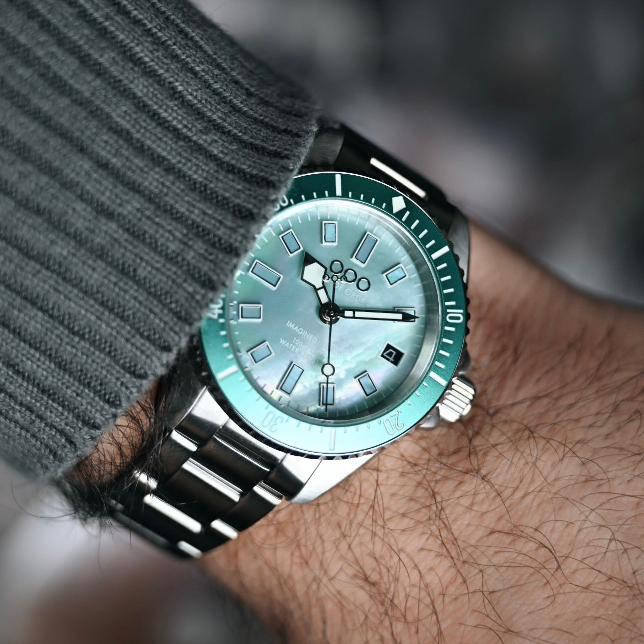 Out Of Order Casanova 38 orologio quarzo madreperla turchese