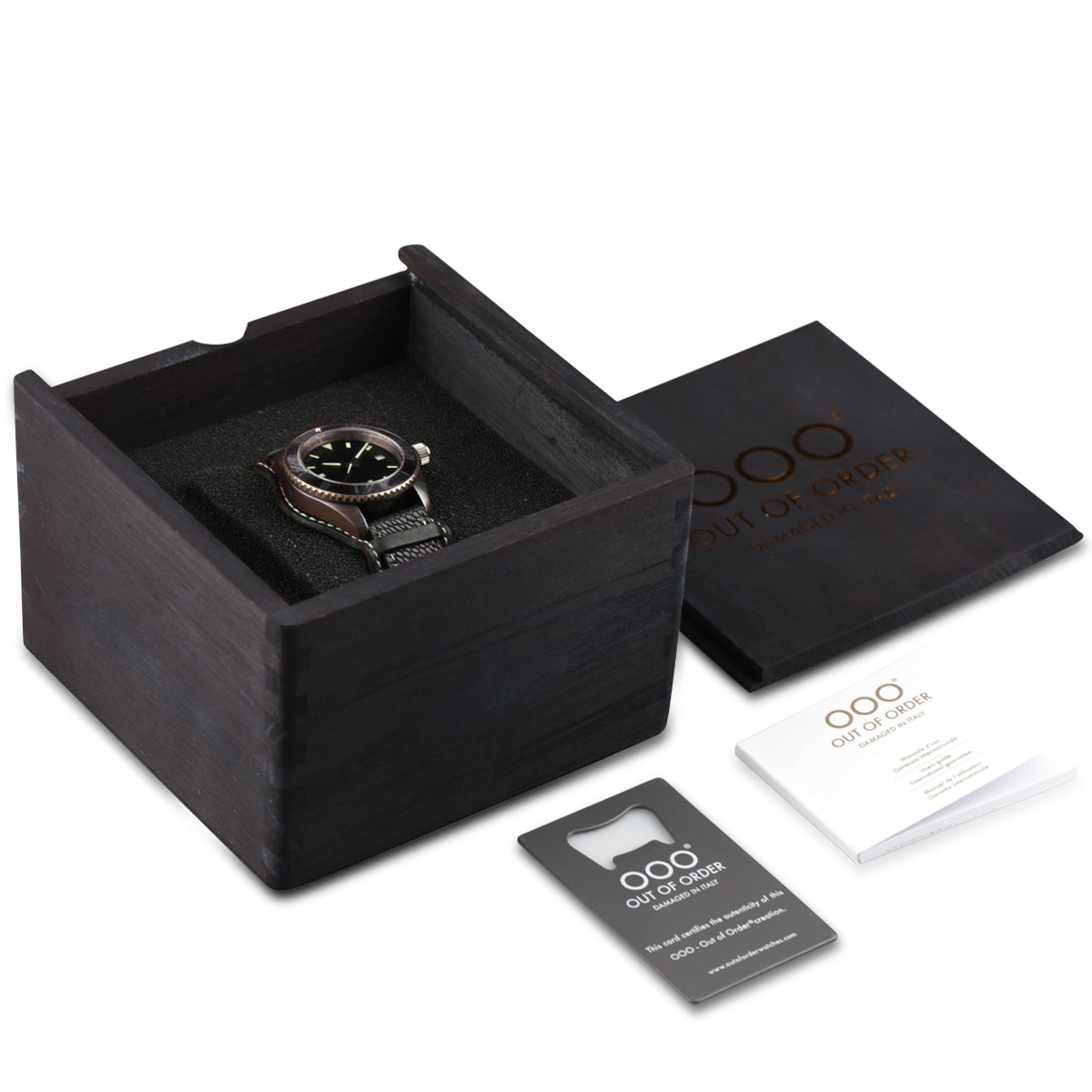 Out Of Order Vampiro orologio automatico nero 40 mm