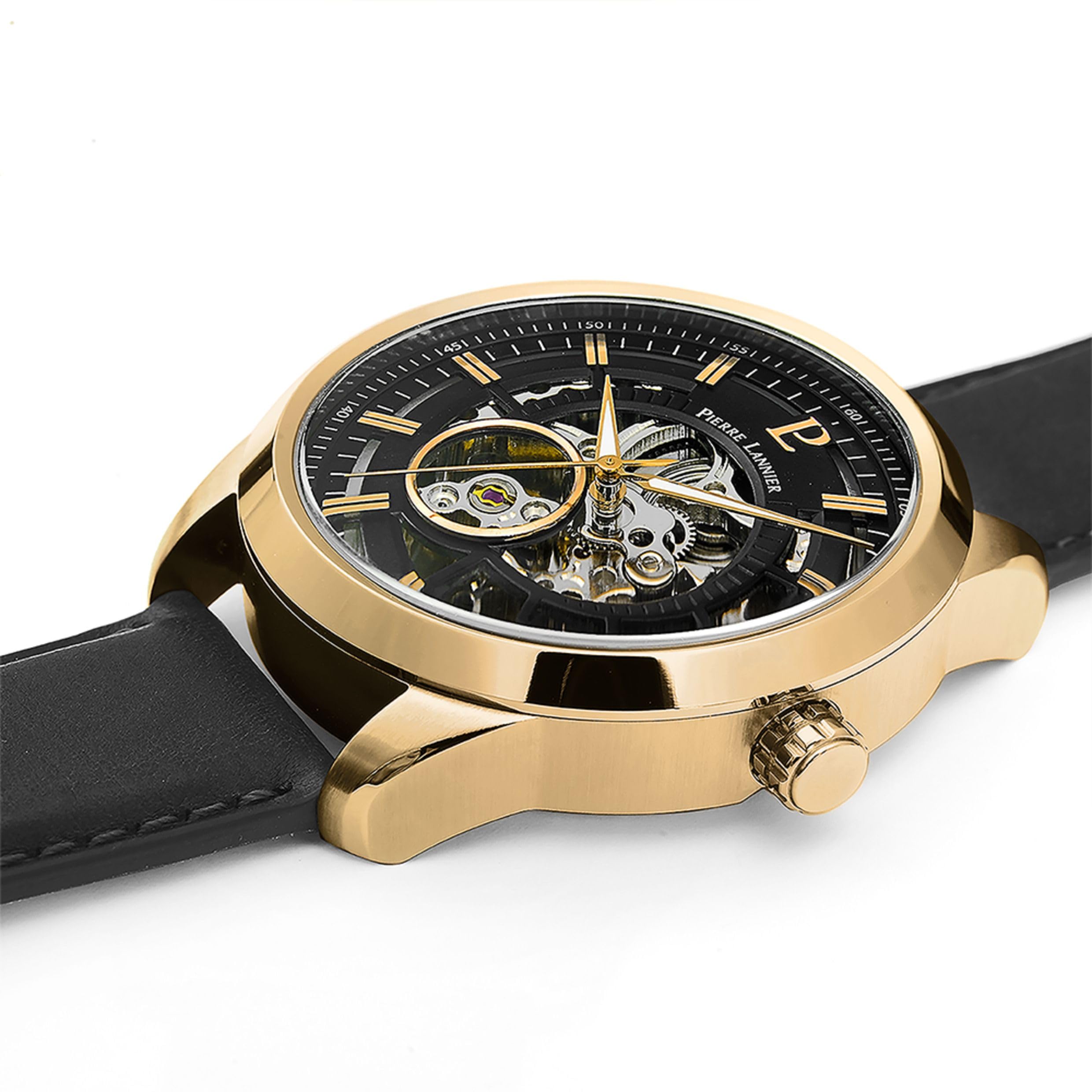 Pierre Lannier Automatic orologio automatico 44mm nero oro