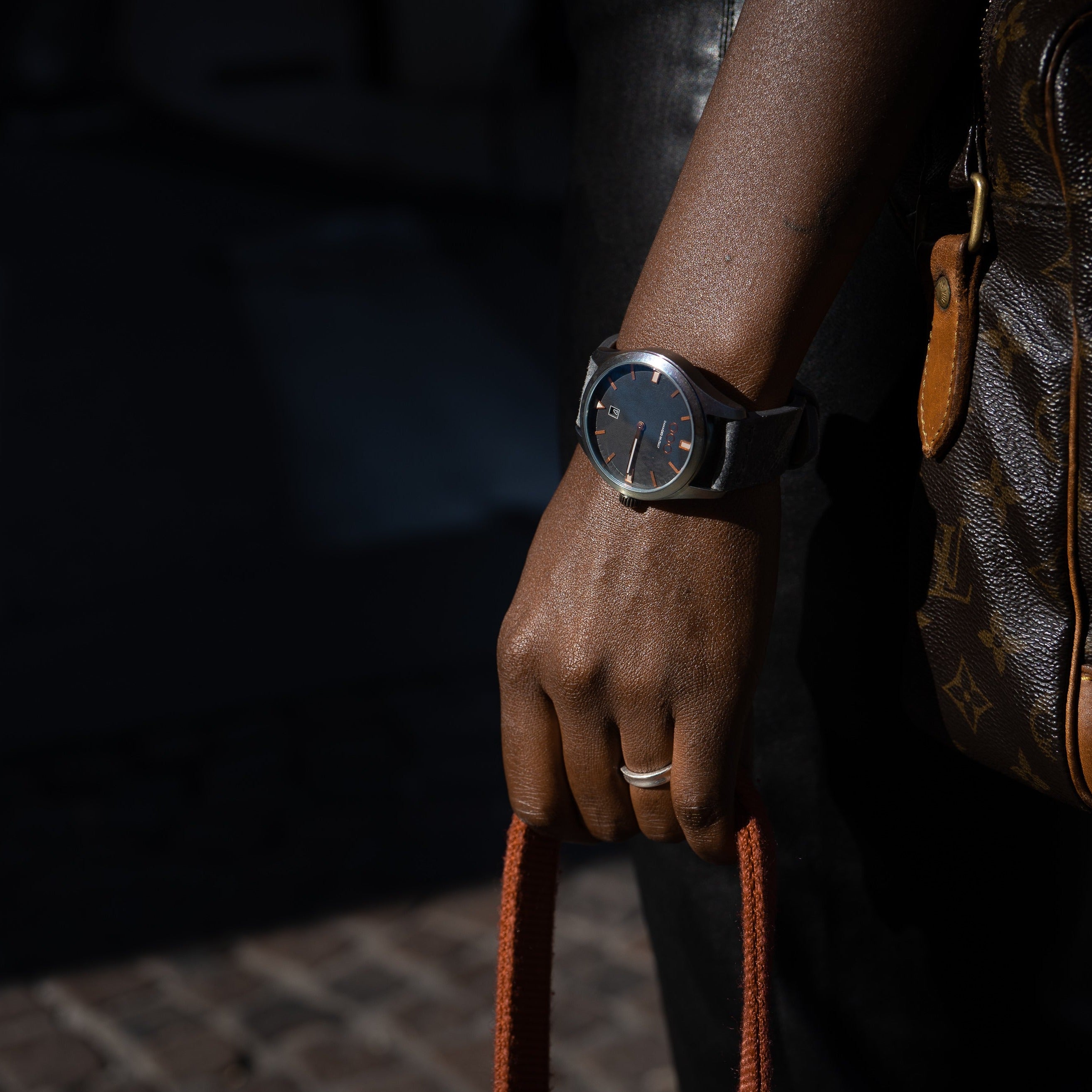Out Of Order 143 Black orologio quarzo 40 mm pelle nero