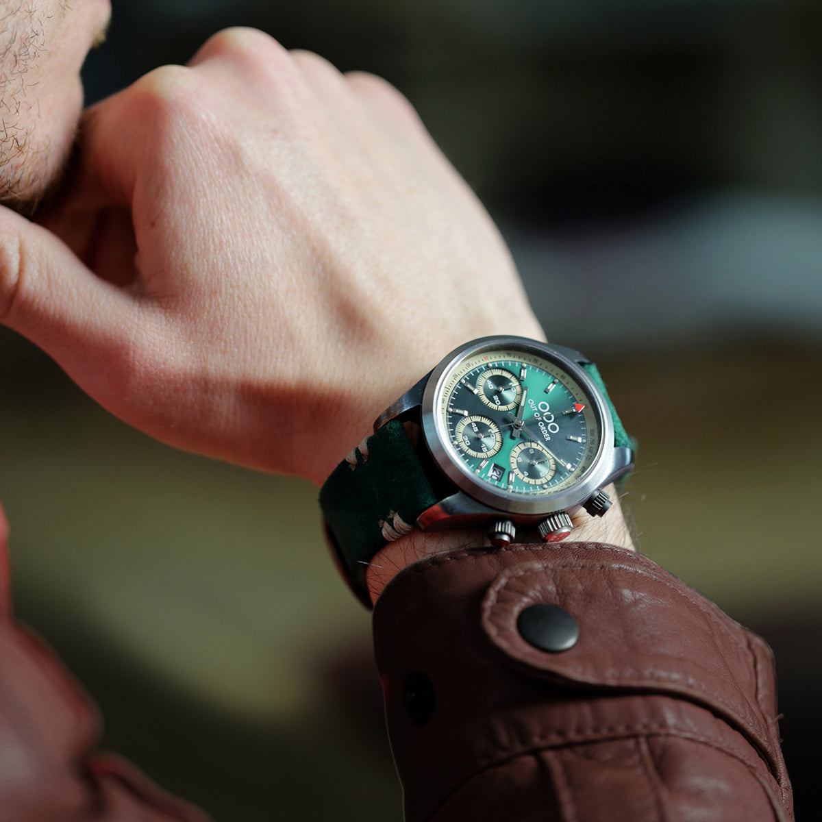Out Of Order Sporty Royal Green cronografo 40 mm verde