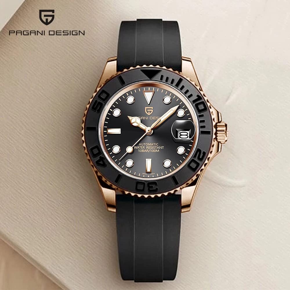 Suzaku Automatico Orologio Uomo Acciaio Zaffiro 100 m