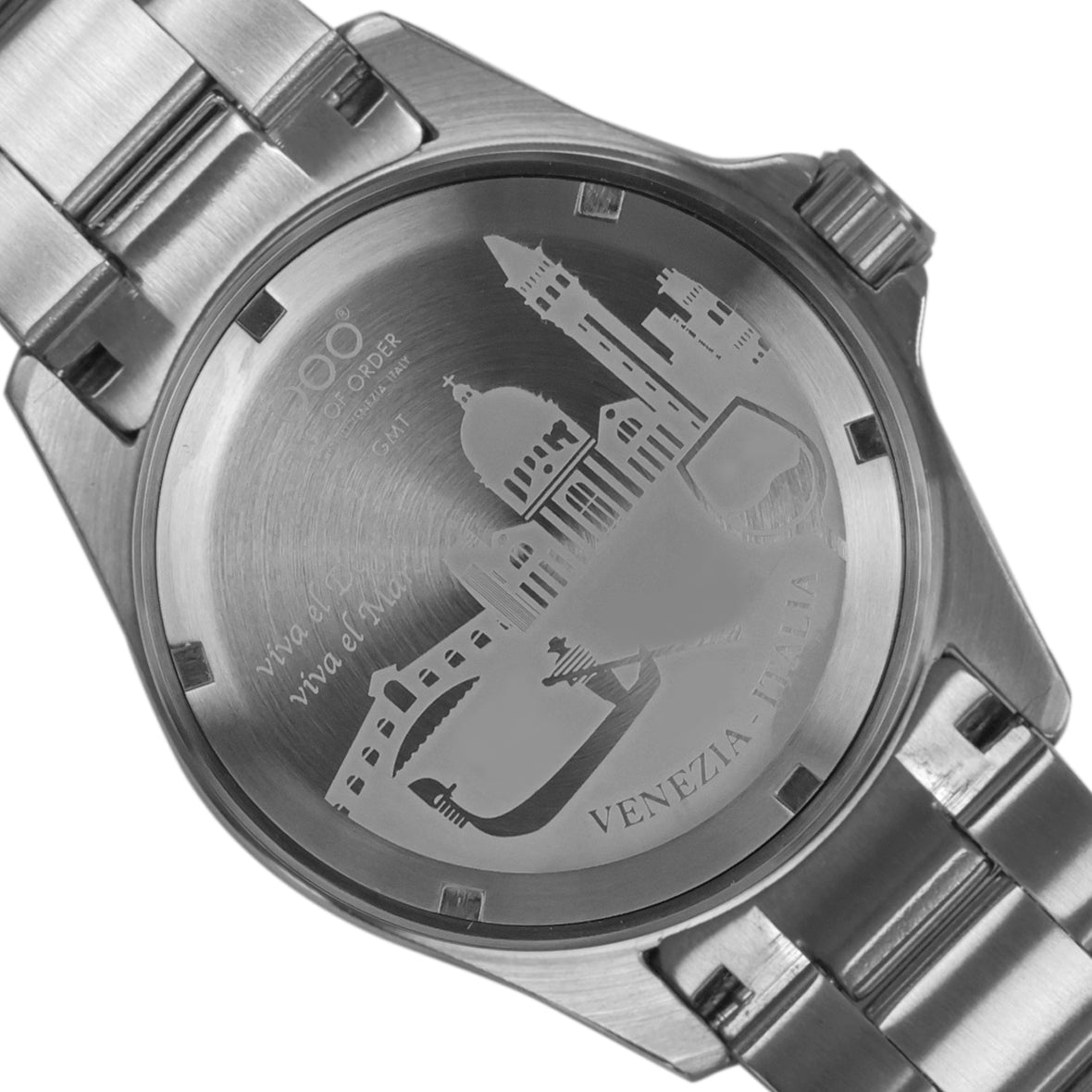 Out Of Order Casanova Venezia orologio GMT quarzo 44 mm verde
