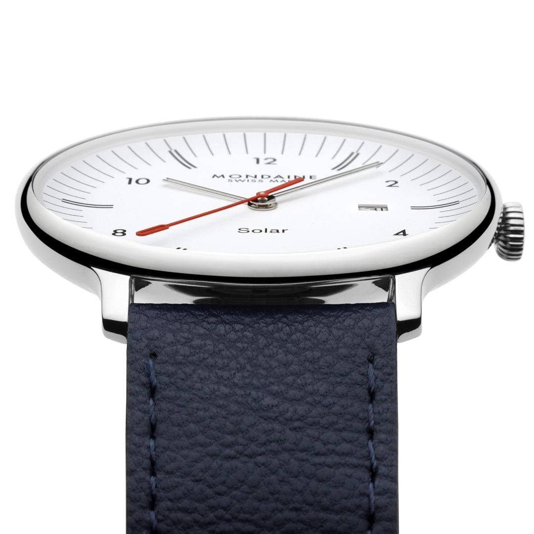Mondaine Doppio Solar Blu 41 mm orologio solare