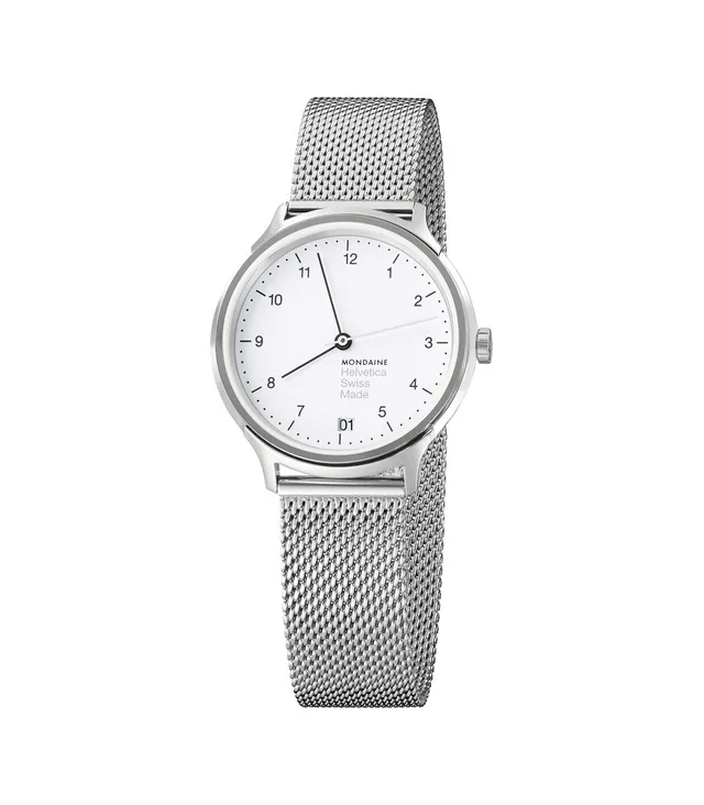 Mondaine Helvetica No1 Regular 33mm orologio zaffiro