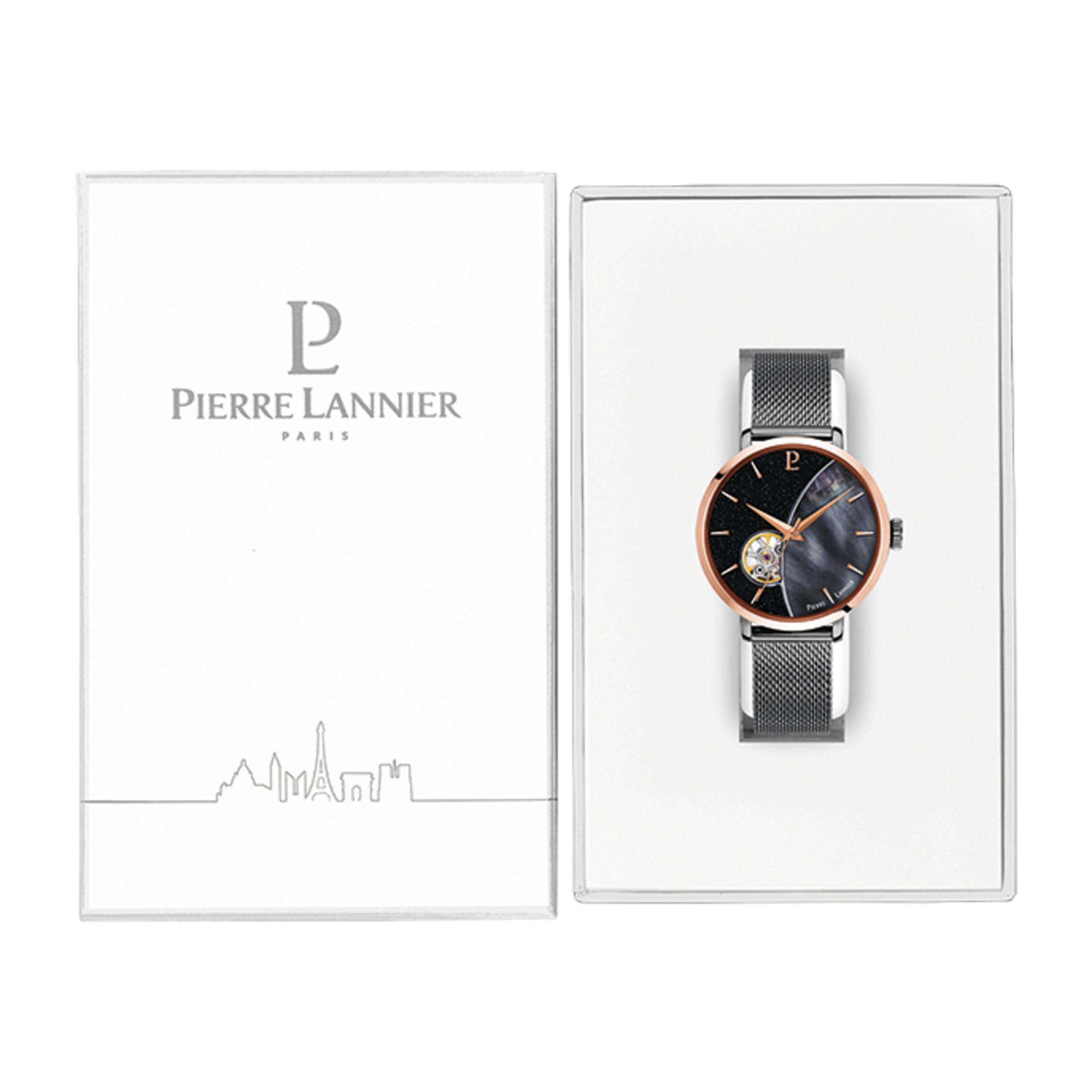 Pierre Lannier Celeste Orologio Automatico 37 mm Acciaio