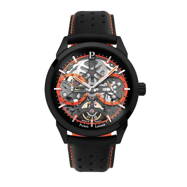 Pierre Lannier Monarck orologio automatico 43 mm acciaio 5 ATM