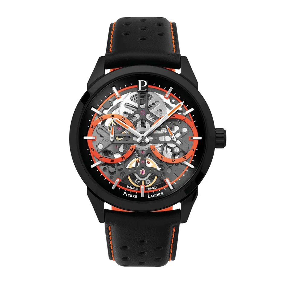 Pierre Lannier Monarck orologio automatico 43 mm acciaio 5 ATM
