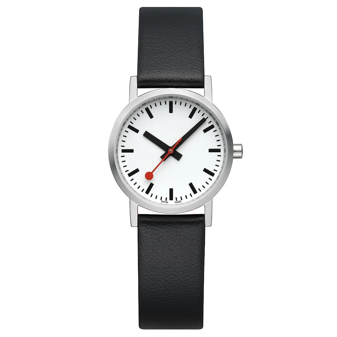 Mondaine Pure 30 mm Orologio al Quarzo Acciaio