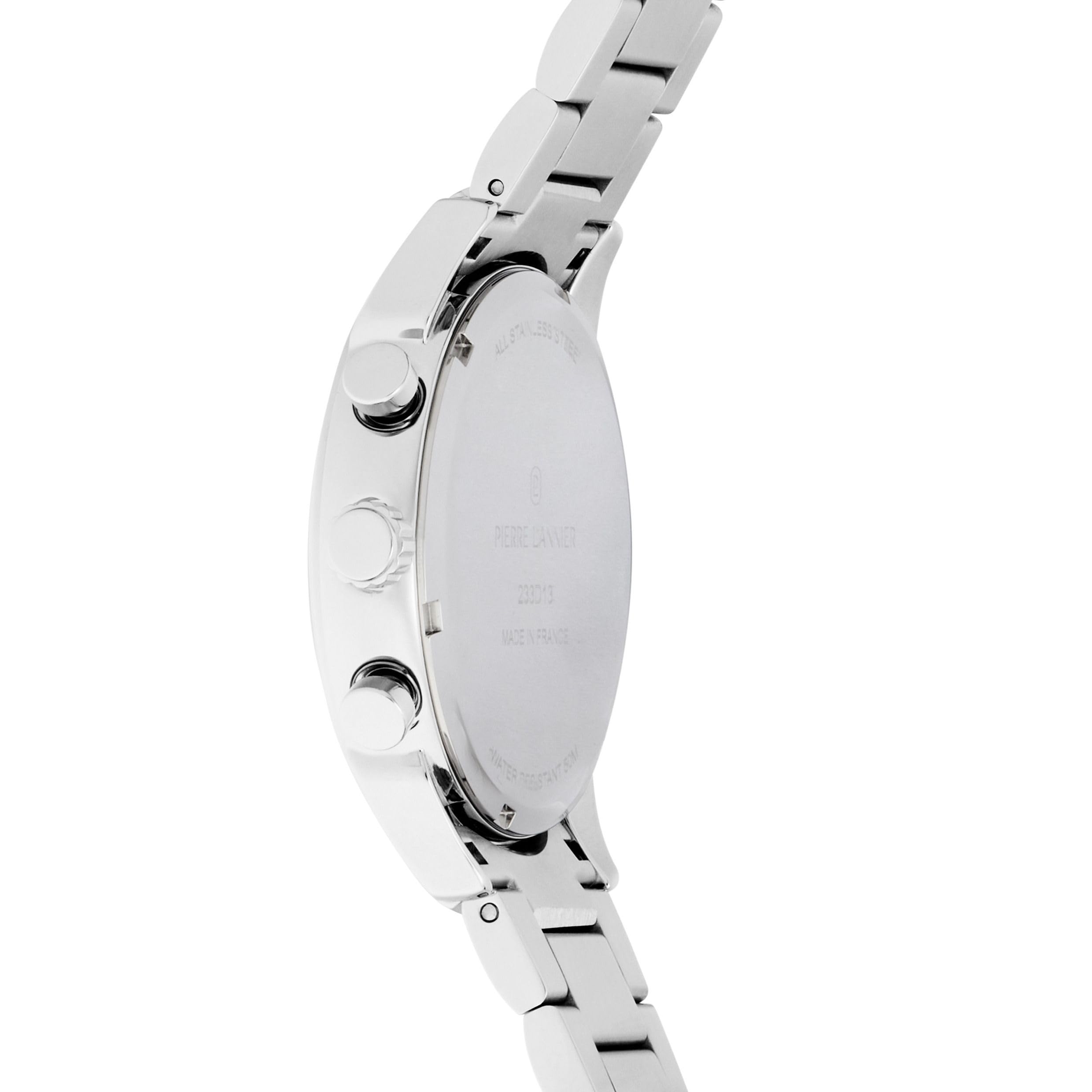 Pierre Lannier Monarck Cronografo Orologio 43 mm Acciaio