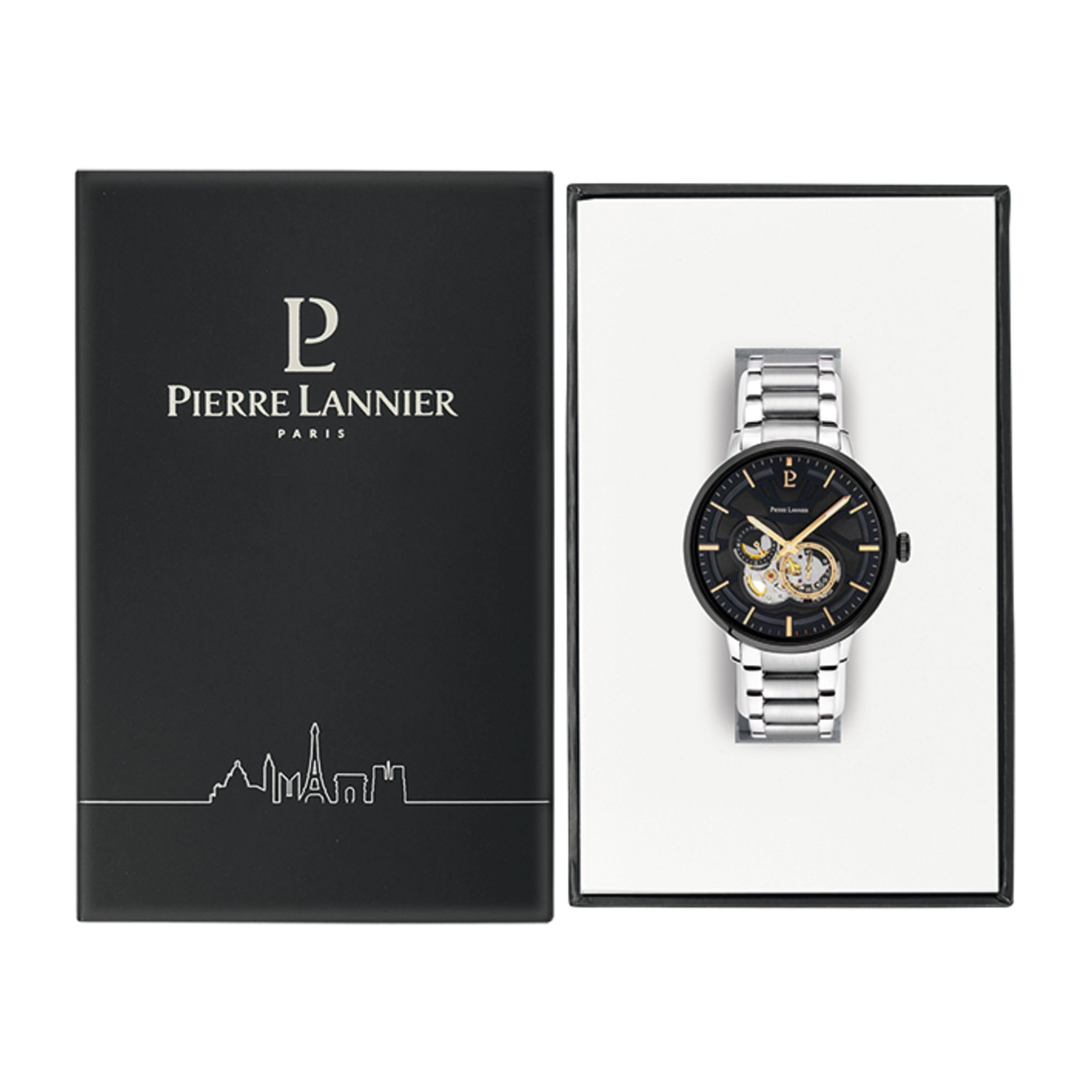Pierre Lannier Trio orologio automatico acciaio 42 mm