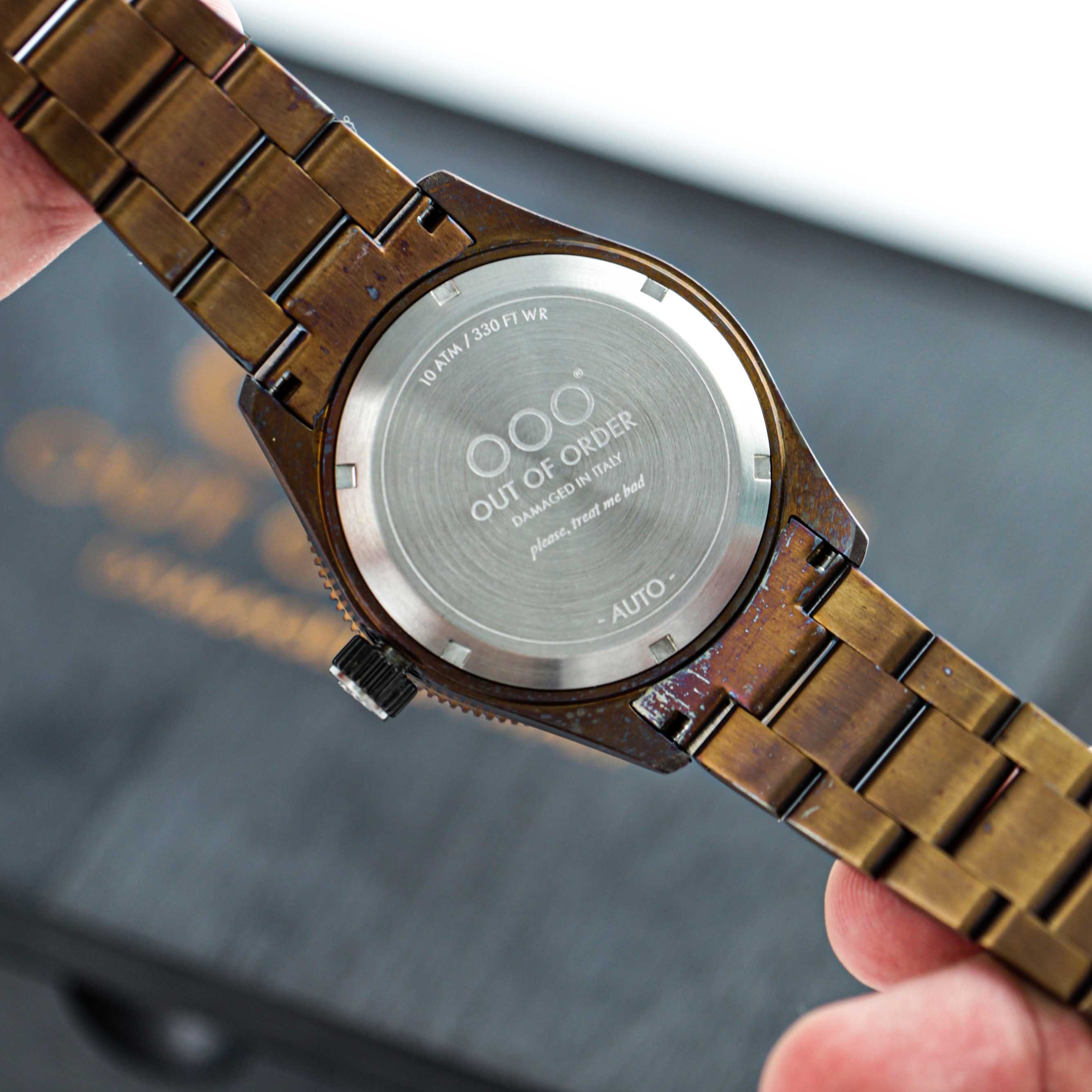 Out Of Order Auto 2.0 Grey orologio automatico 44 mm grigio acciaio