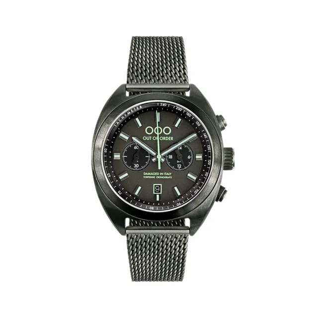 Out Of Order Torpedine Chrono Nero orologio 42 mm nero