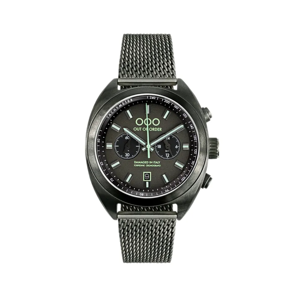 Out Of Order Torpedine Chrono Nero orologio 42 mm nero