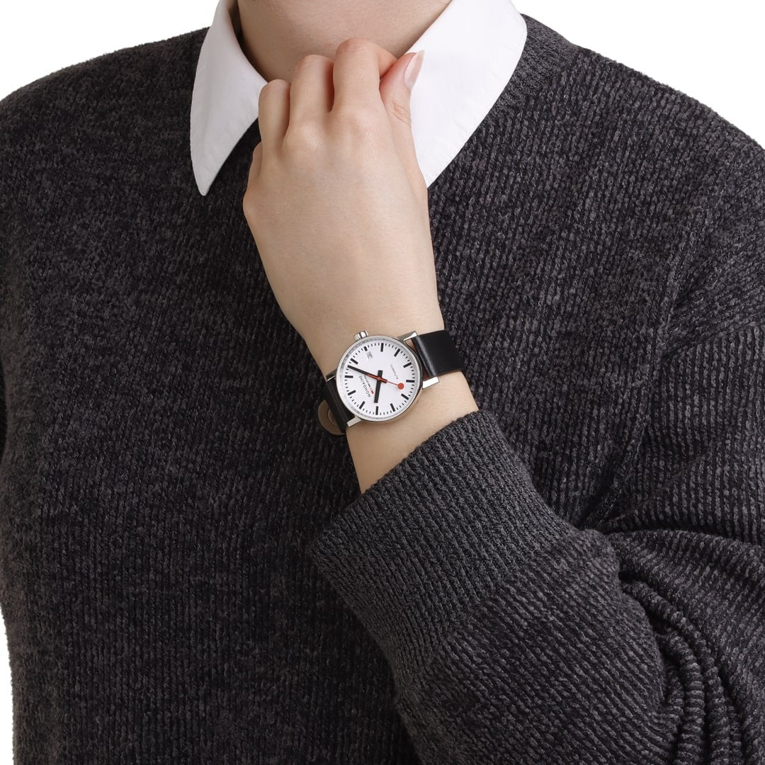Mondaine Evo2 Automatico 35mm orologio acciaio