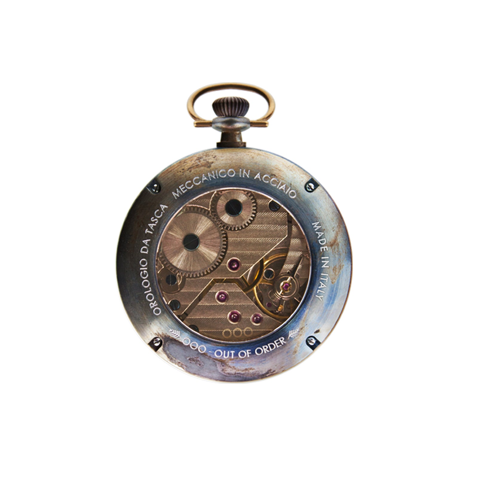Out Of Order Calabrone Black orologio da tasca 47 mm