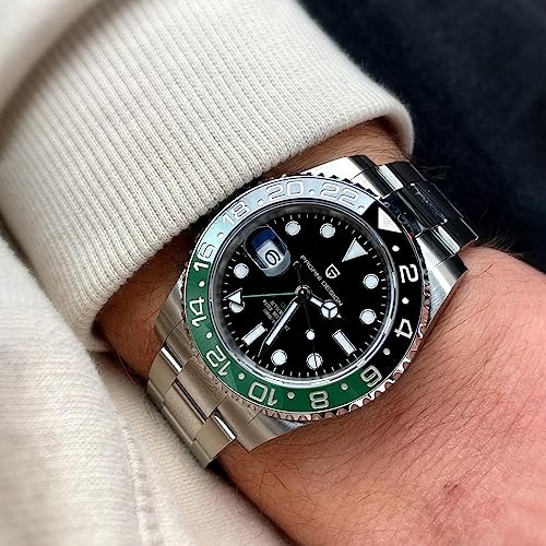 Pagani Design 1662 Orologio GMT Uomo Verde Nero 40mm