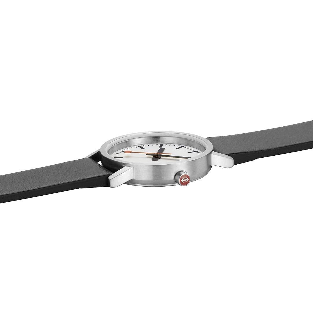 Mondaine Pure 30 mm Orologio al Quarzo Acciaio
