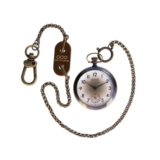 Out Of Order Calabrone White orologio da tasca bianco 47 mm