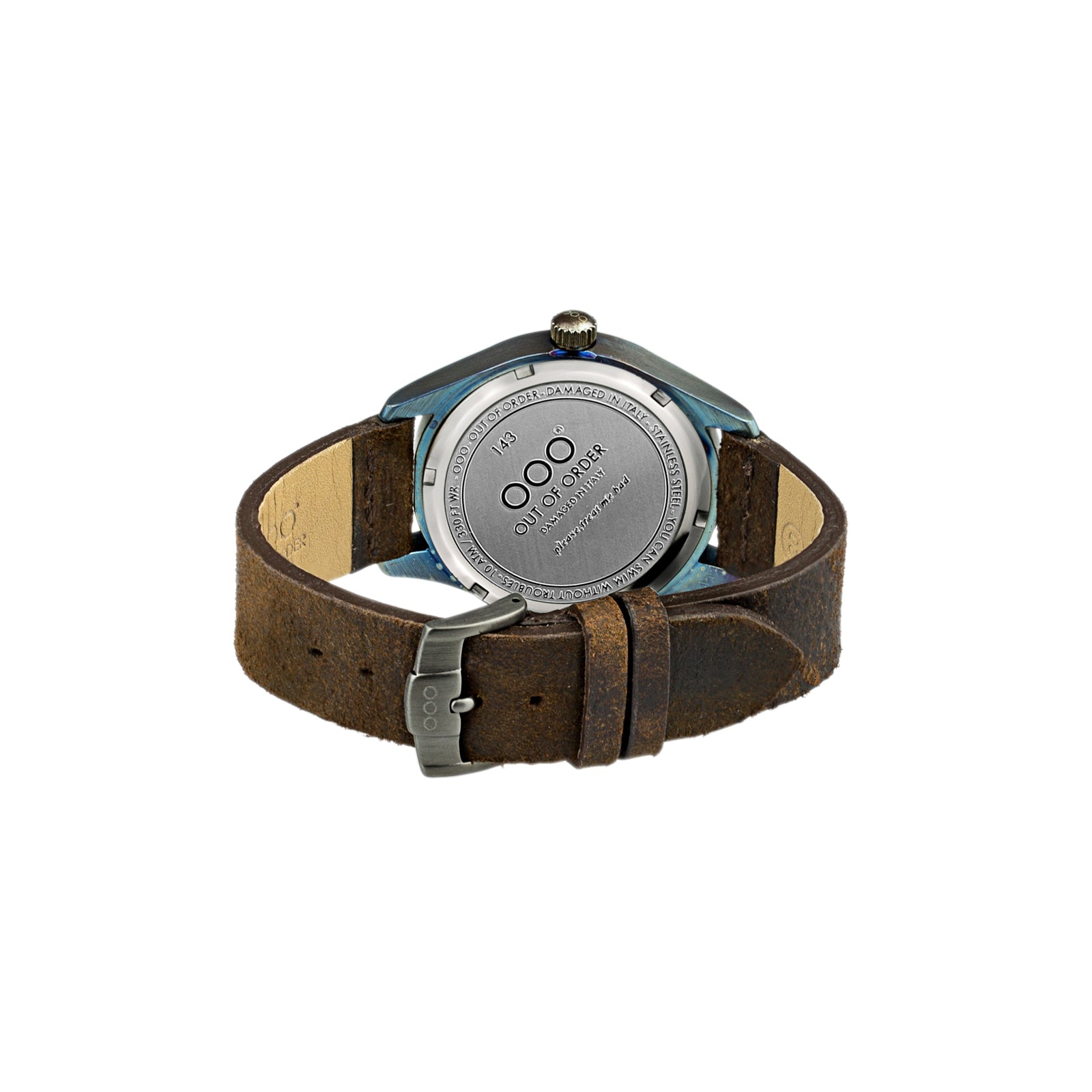 Out Of Order 143 Cream orologio giallo cuoio 40mm