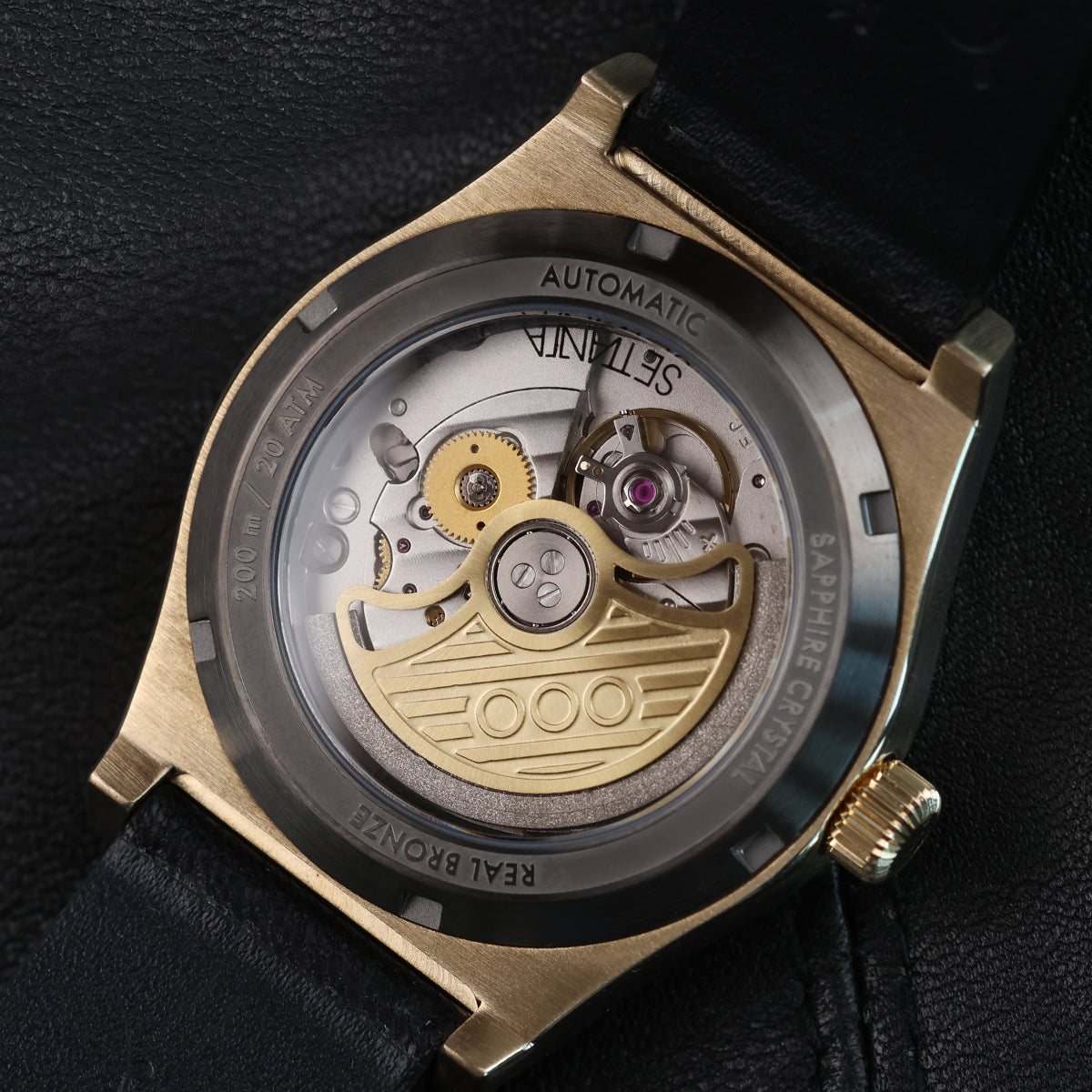 Out Of Order Forma Settanta Black orologio bronzo 39 mm