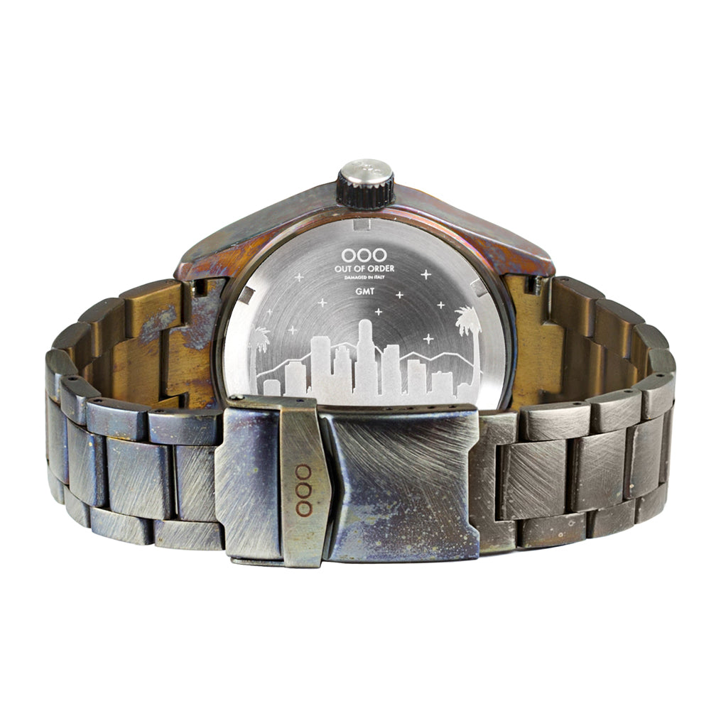 Out Of Order Los Angeles orologio GMT quarzo 44 mm tramonto