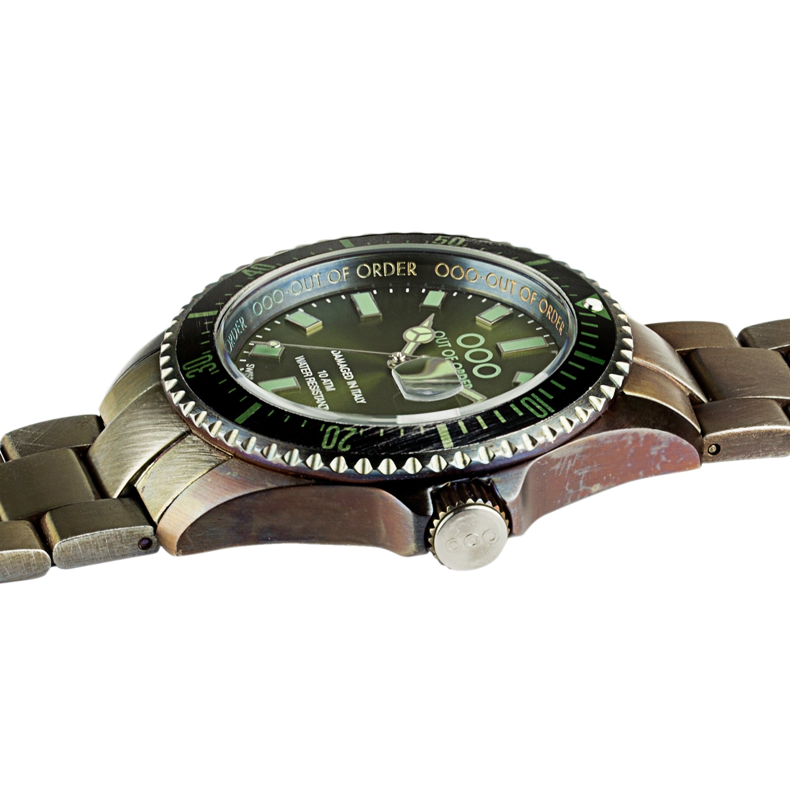 Out Of Order Casanova Green orologio quarzo 44 mm verde