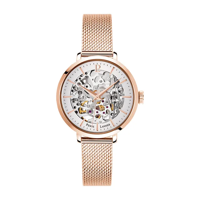 Pierre Lannier 313B928 Orologio Donna Automatico Rosa 35 mm