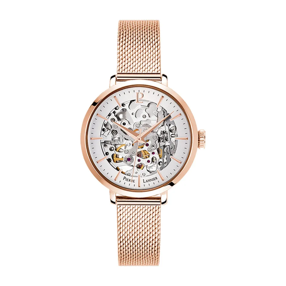 Pierre Lannier 313B928 Orologio Donna Automatico Rosa 35 mm