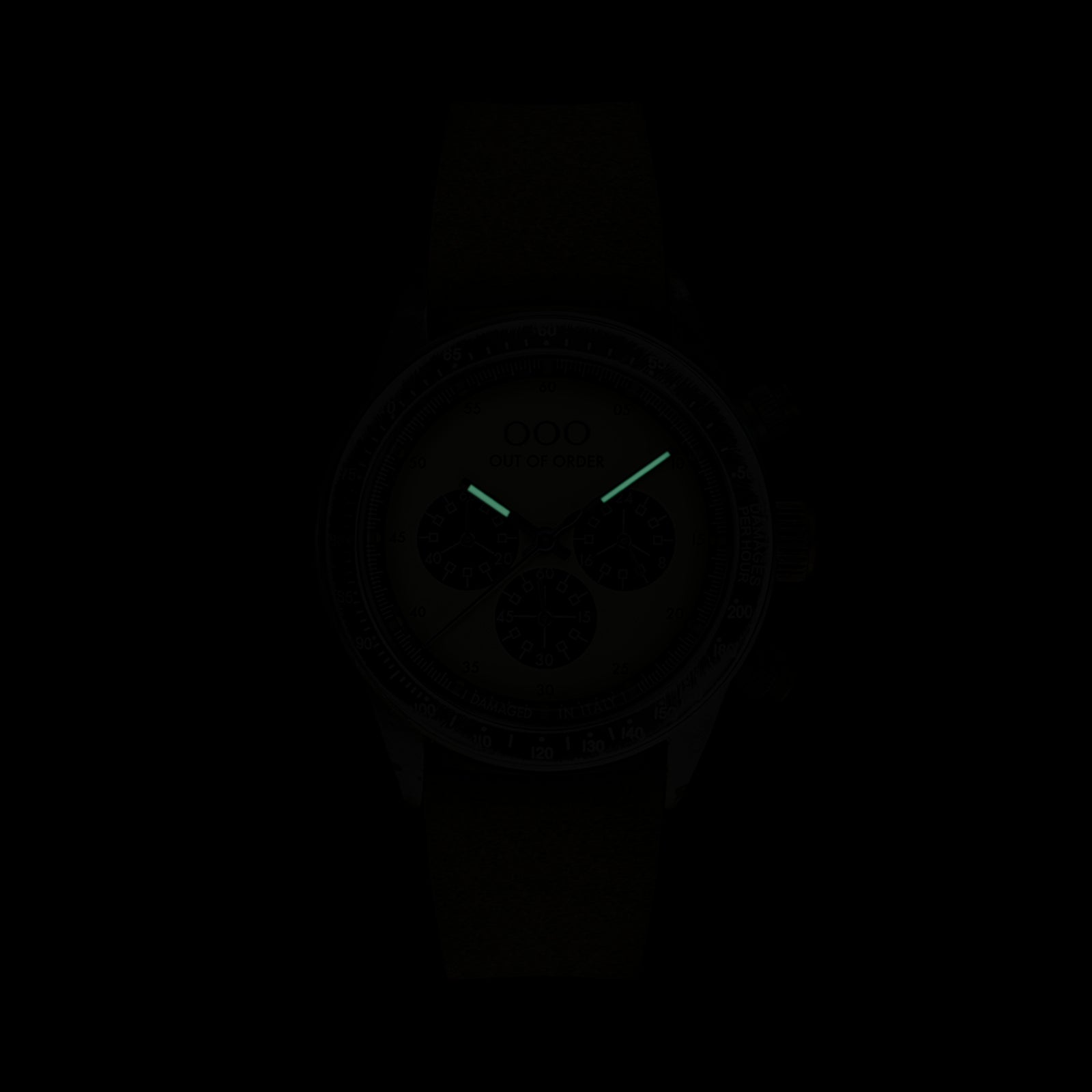 Out Of Order Cronografo Brown Cream orologio 42 mm marrone
