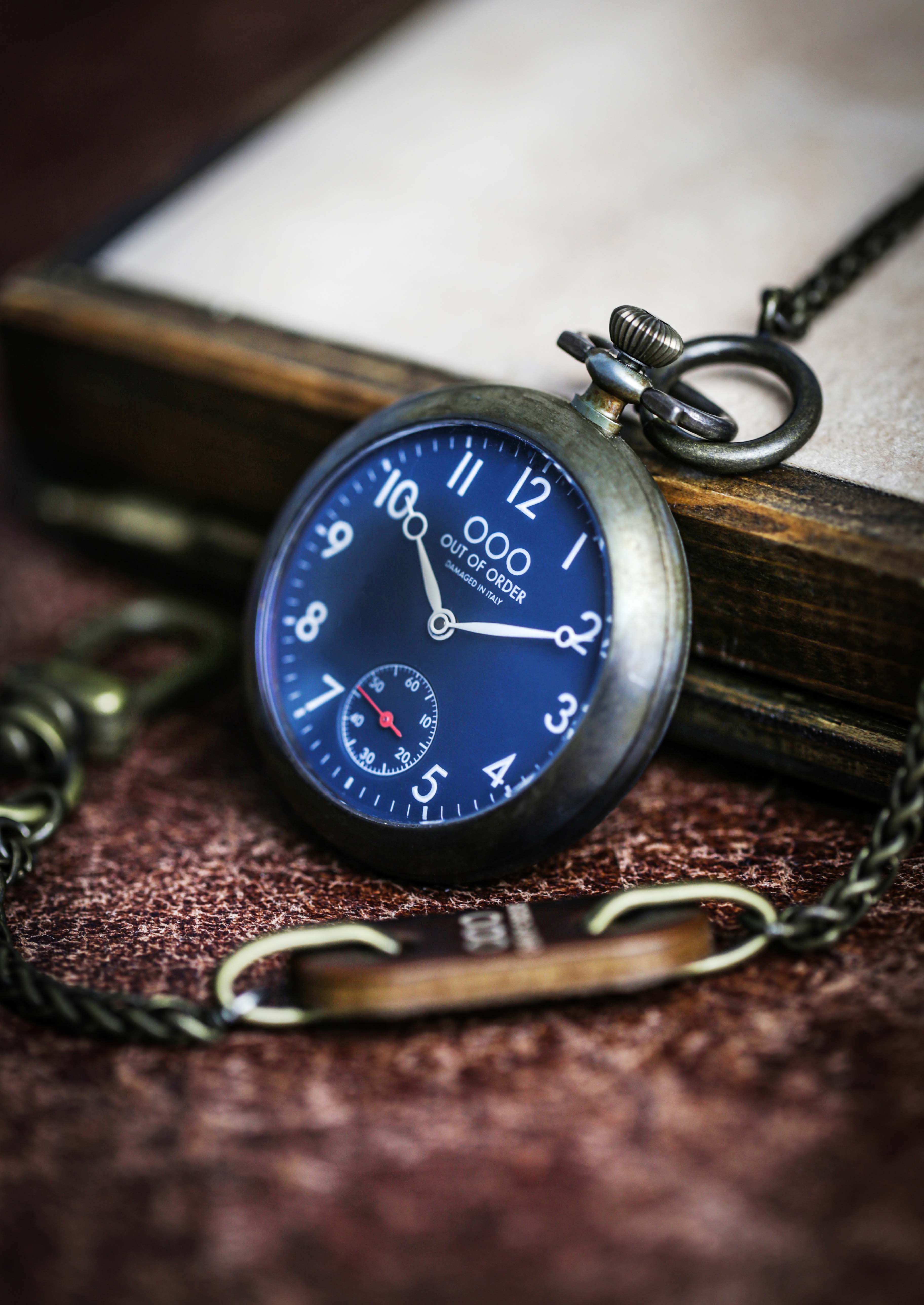 Out Of Order Calabrone Blue orologio da tasca 47 mm