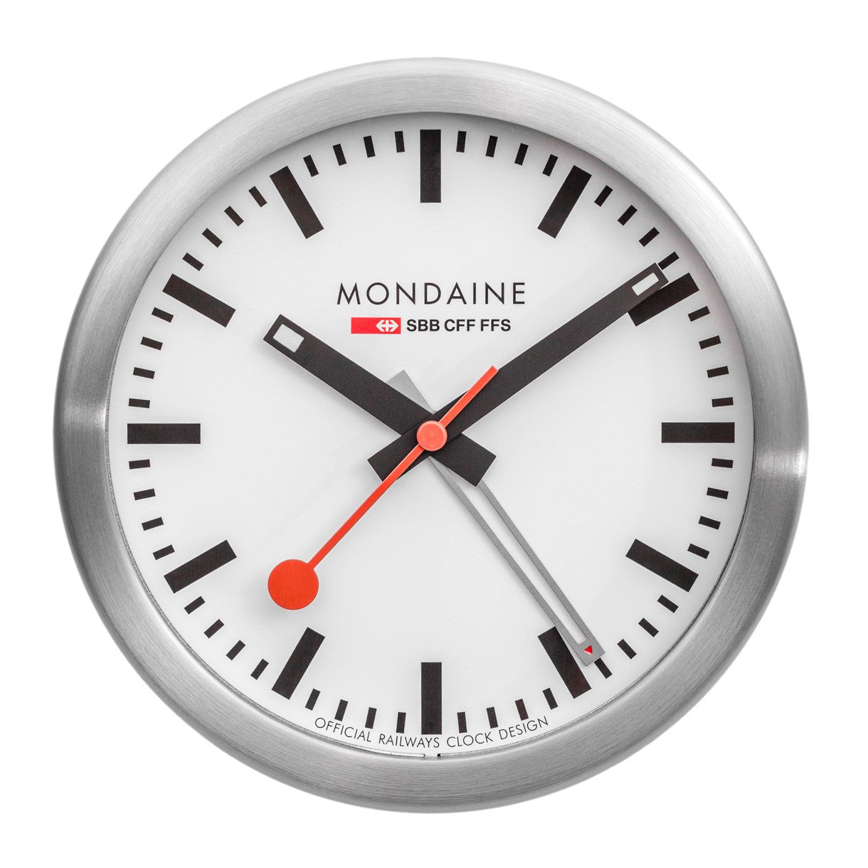 Mondaine Sveglia Argento 12,5cm orologio quarzo tavolo