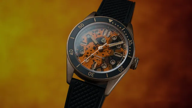Selten Salvage Bronze orologio Leopard bronzo