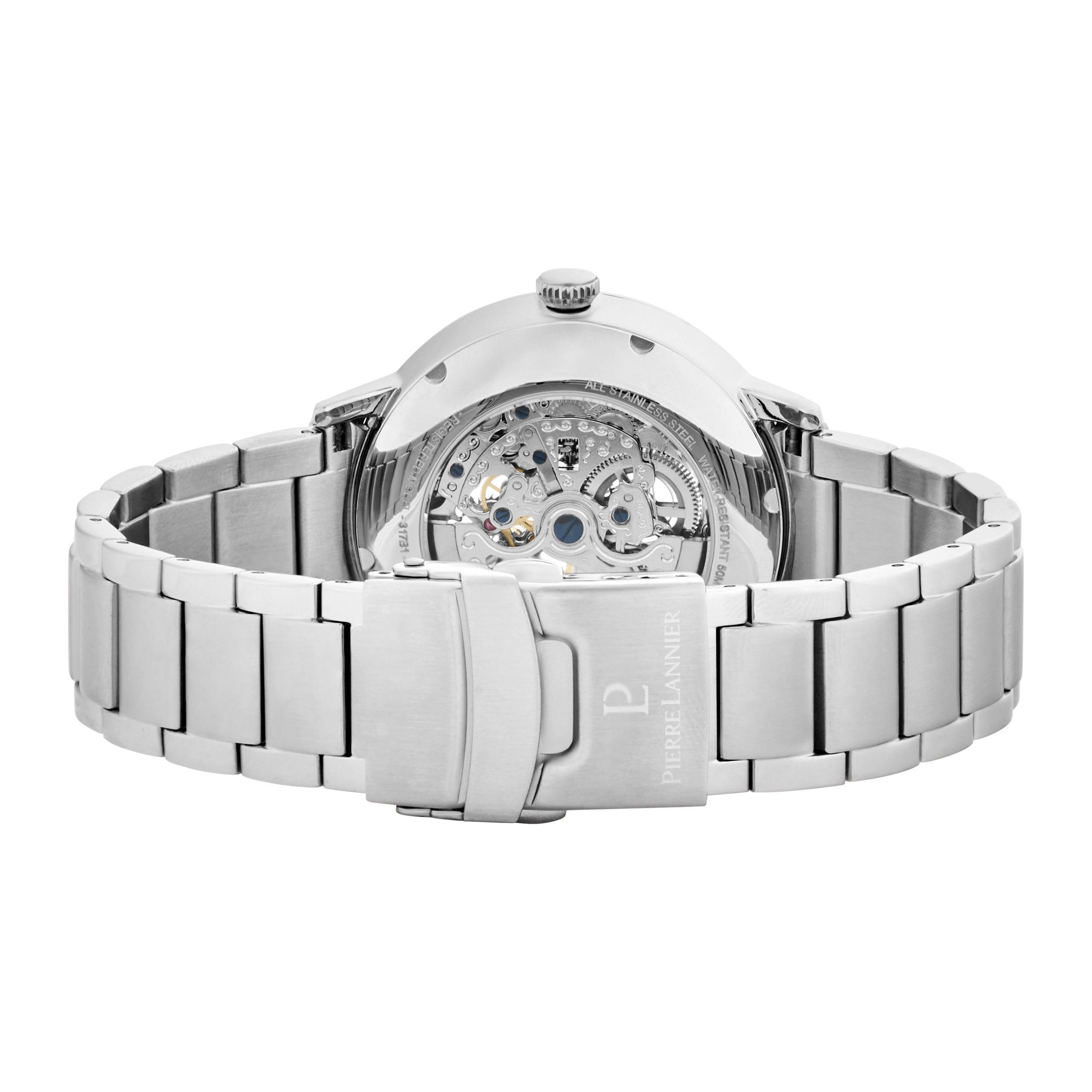 Pierre Lannier 317B151 orologio automatico bordeaux 42 mm