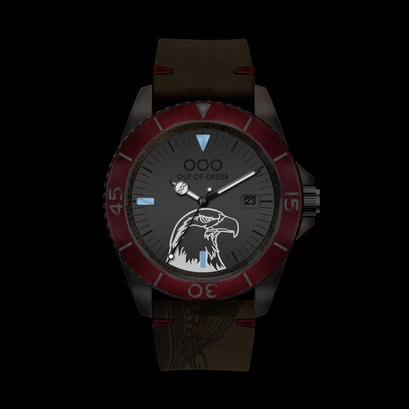 Out Of Order Eagle orologio automatico bianco 44 mm