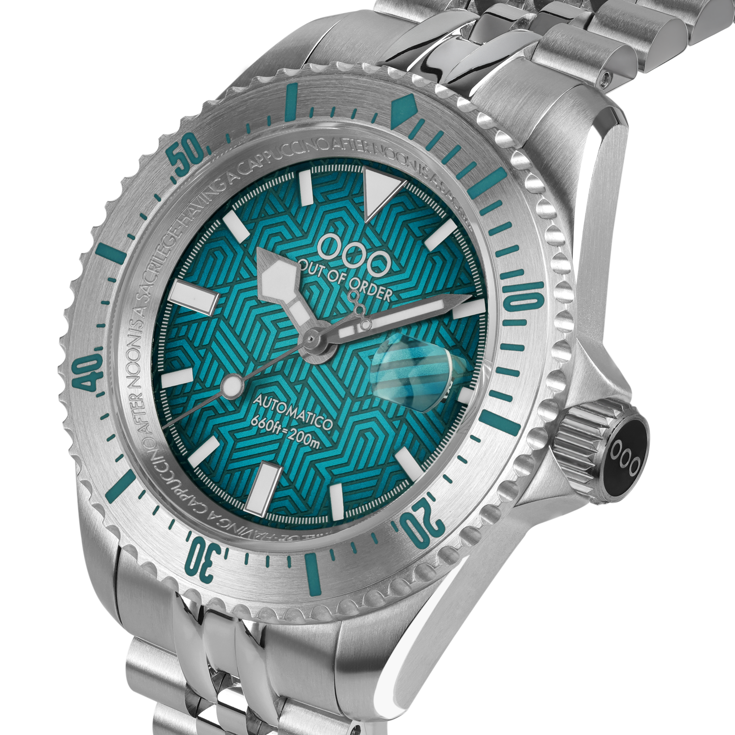Out Of Order Diverissimo Azteco Ottanio orologio verde 42 mm