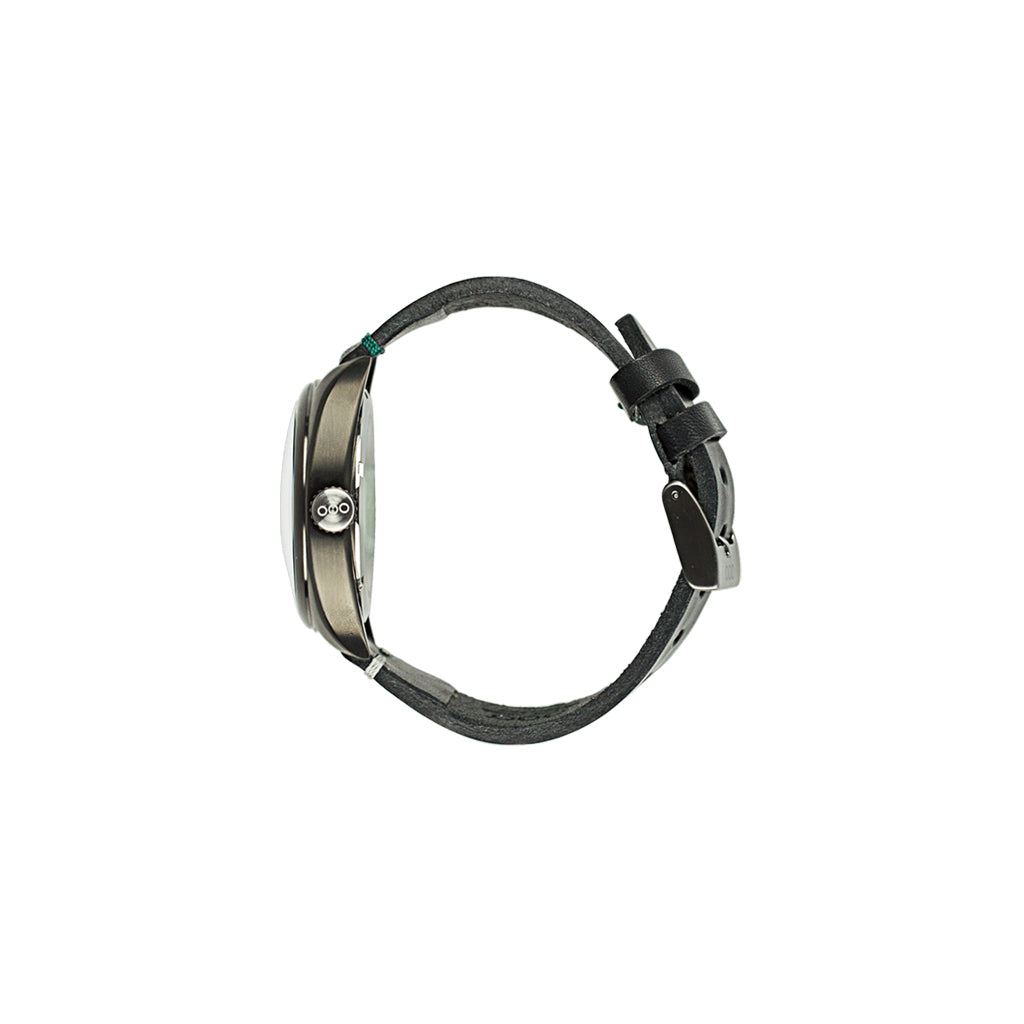 Out Of Order Torpedine 3H orologio verde 42 mm pelle