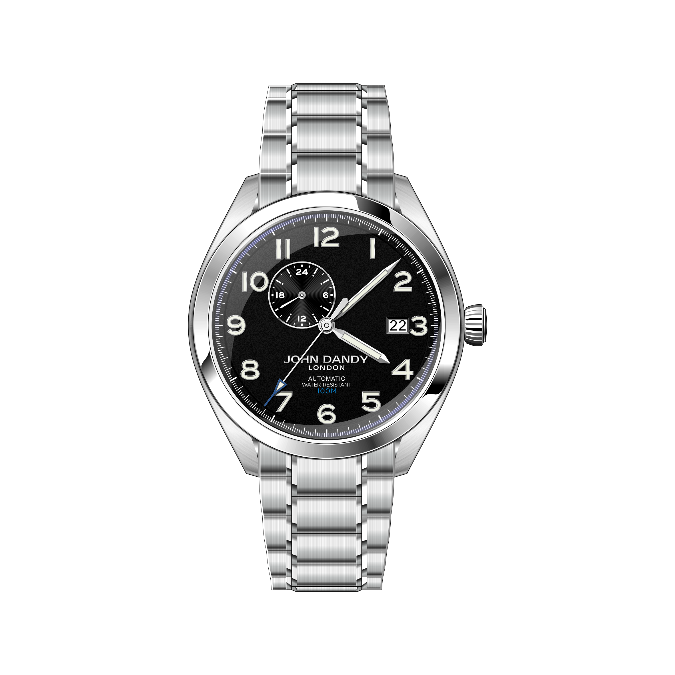 John Dandy JD5310 orologio quarzo acciaio blu