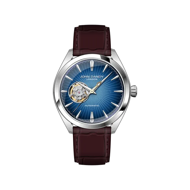 John Dandy JD5307M Orologio Quarzo Pelle Blu Uomo