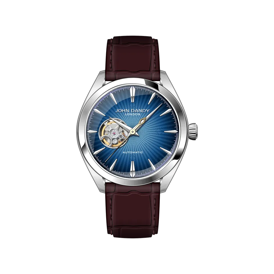 John Dandy JD5307M Orologio Quarzo Pelle Blu Uomo