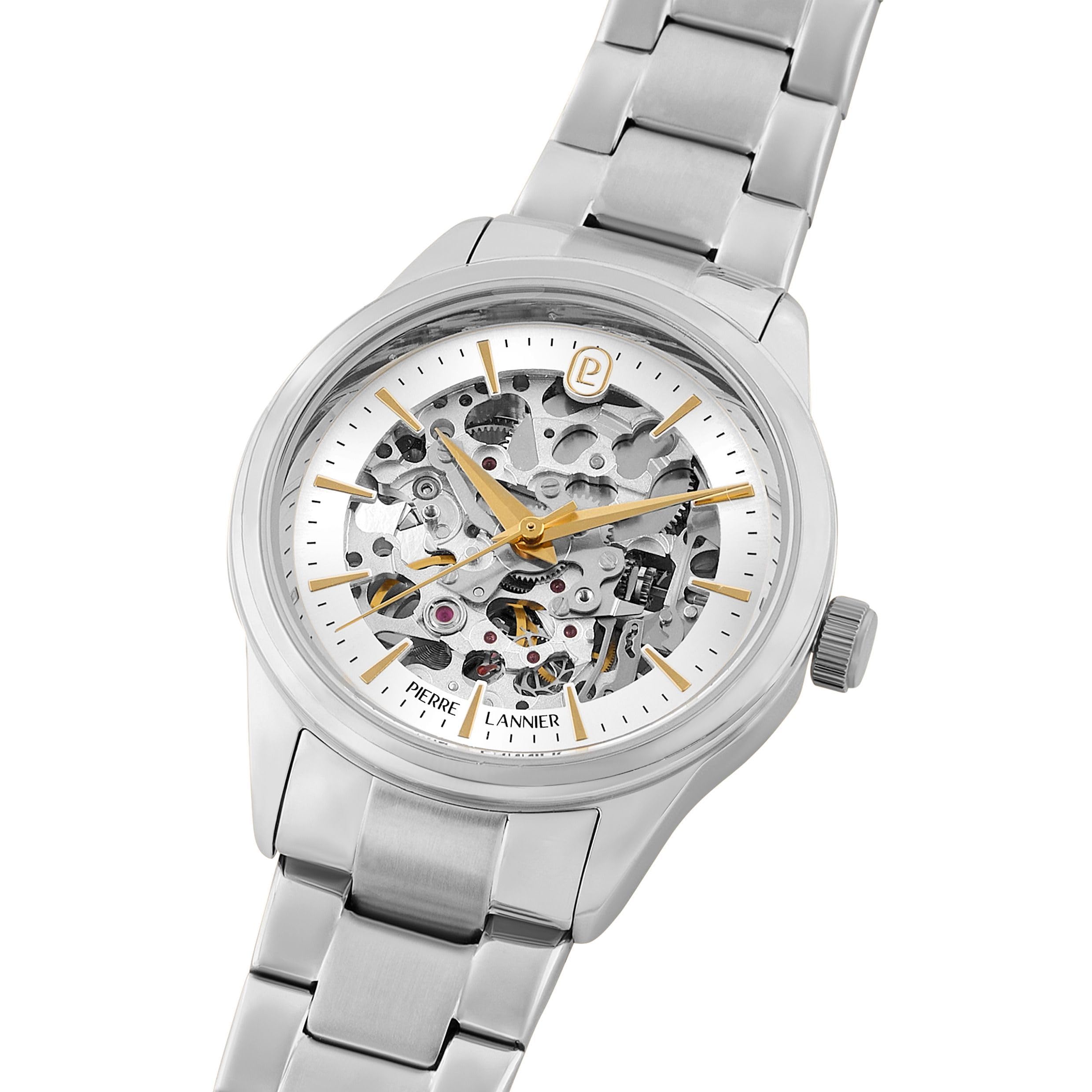 Pierre Lannier Thea orologio automatico 35,5 mm acciaio