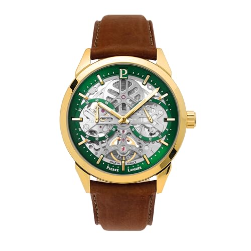 Pierre Lannier Monarck Orologio Automatico 43 mm Pelle Acciaio