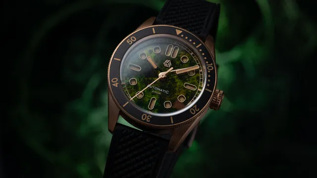 Selten Salvage Bronze Terrarium orologio bronzo