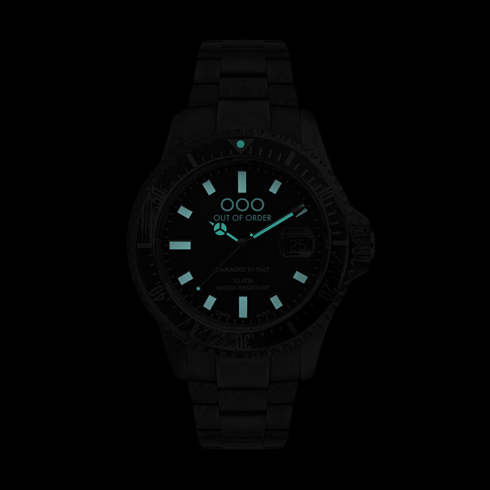 Out Of Order Casanova Blue orologio acciaio blu 44 mm