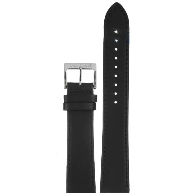 Mondaine Helvetica Regular cinturino pelle nero 20 mm