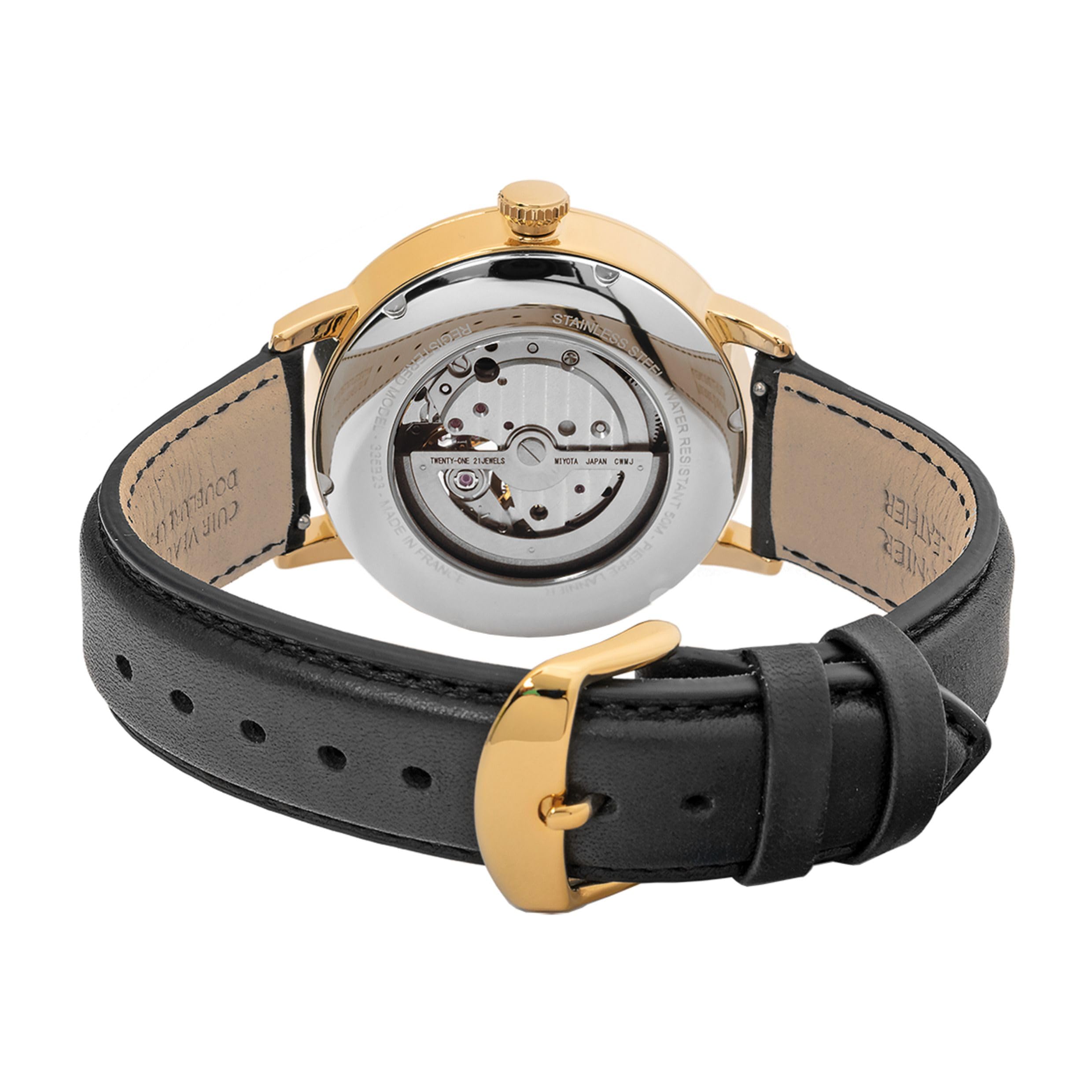 Pierre Lannier Trio orologio automatico argento